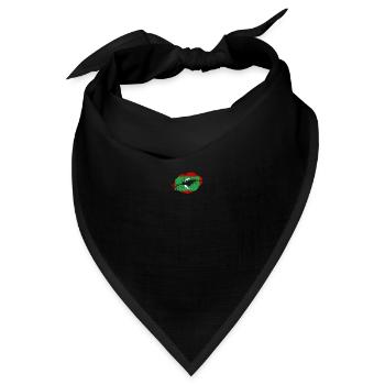 Malediven-Flagge Land Einheimische Abstammung Stolz Frauen - Bandana Dreieckstuch - Schwarz - Vorne