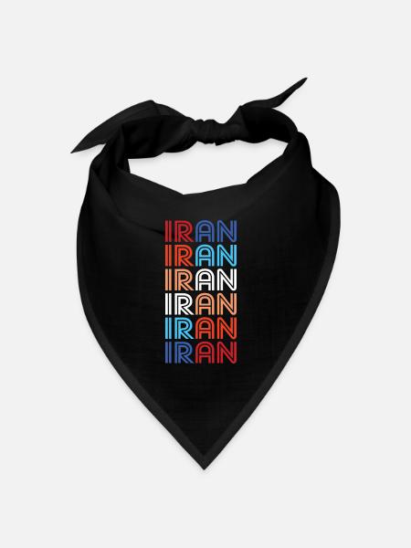 Iran - Bandana Dreieckstuch - Schwarz