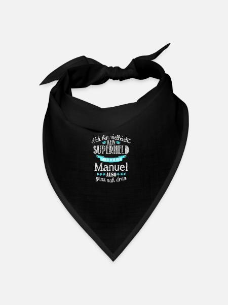 manuel - Bandana Dreieckstuch - Schwarz