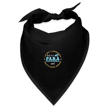 Paraprofessional - Bandana Dreieckstuch - Schwarz - Vorne