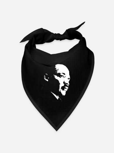 Martin Luther King - Bandana Dreieckstuch - Schwarz