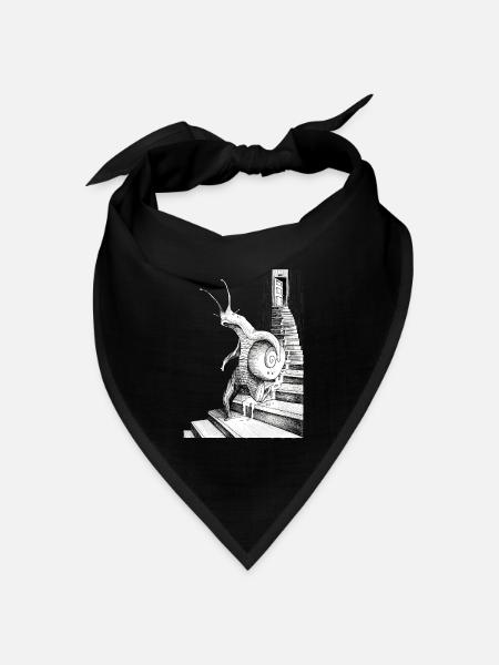 DIE WENDELTREPPEN - Bandana Dreieckstuch - Schwarz