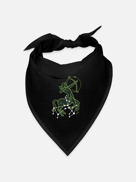 Schütze - Bandana Dreieckstuch - Schwarz