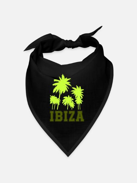 ibiza - Bandana Dreieckstuch - Schwarz