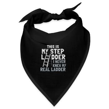 Lustiges Funshirt Spruch Design für Handwerker - Bandana Dreieckstuch - Schwarz - Vorne
