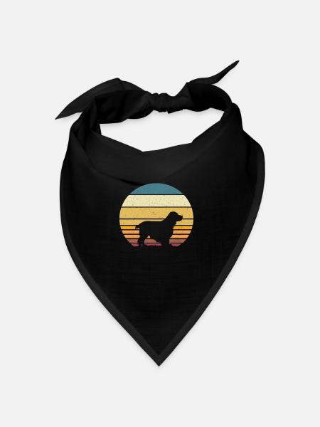 Cocker Spaniel - Bandana Dreieckstuch - Schwarz