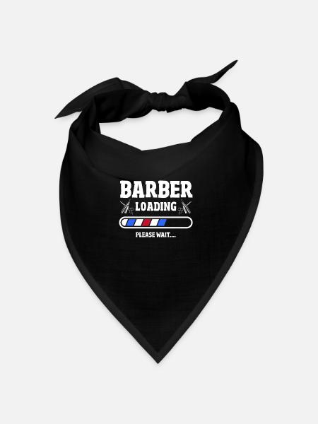 Friseur In Ausbildung - Bandana Dreieckstuch - Schwarz