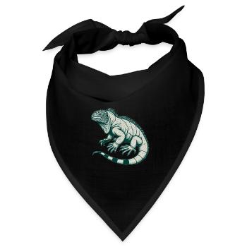 Ecuador Quito Guayaquil Ecuadorianische Kultur - Bandana Dreieckstuch - Schwarz - Vorne