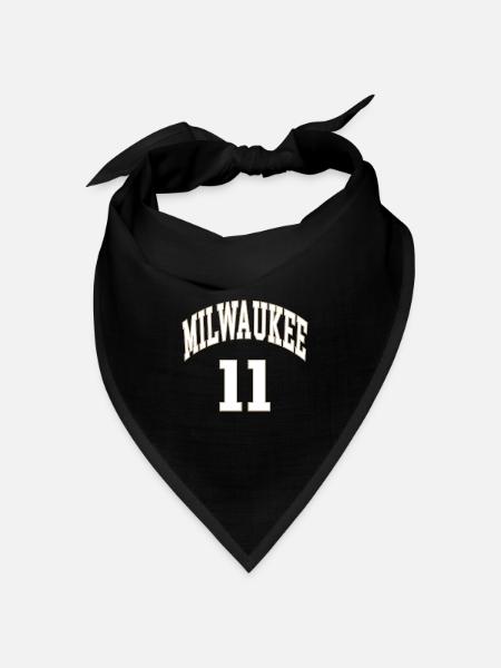 Milwaukee 11 - Bandana Dreieckstuch - Schwarz