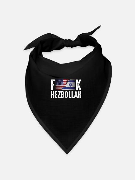 Israel - Bandana Dreieckstuch - Schwarz