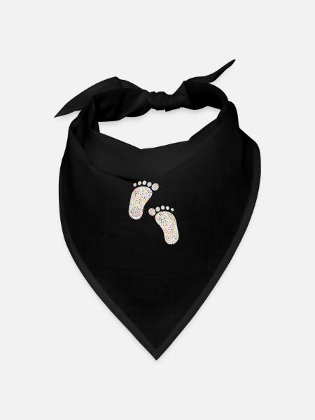 liberty füsse - Bandana Dreieckstuch - Schwarz
