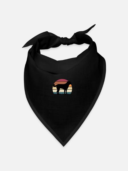 Akbash Vintage Premium - Bandana Dreieckstuch - Schwarz