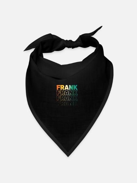 Frank - Bandana Dreieckstuch - Schwarz