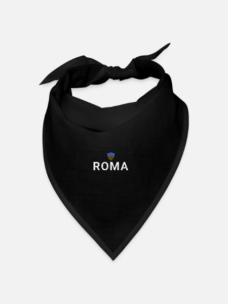 Roma - Bandana Dreieckstuch - Schwarz