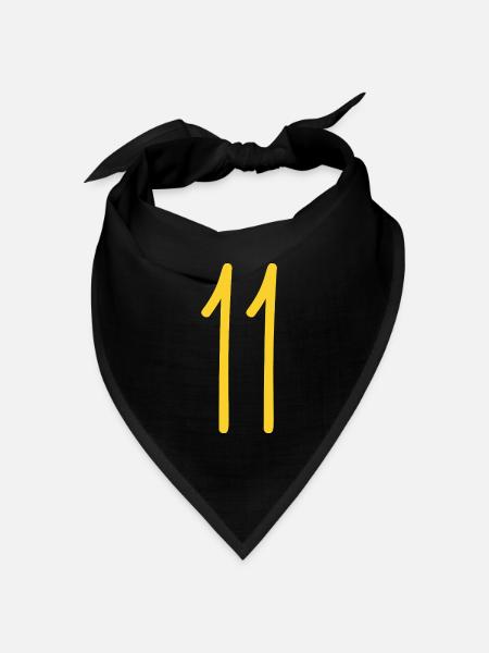 11 - Bandana Dreieckstuch - Schwarz