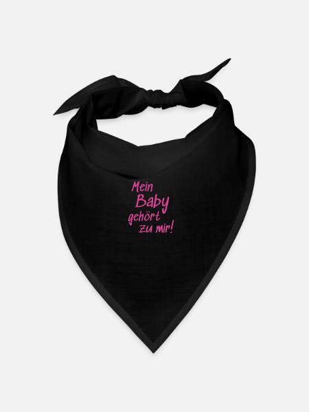 Mein Baby gehört zu mir! – Dirty Dancing - Bandana Dreieckstuch - Schwarz