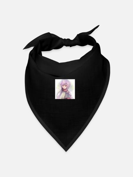 Anime - Bandana Dreieckstuch - Schwarz