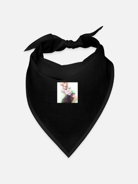 Anime - Bandana Dreieckstuch - Schwarz