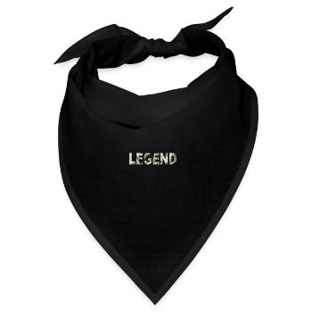 Legend Dollar - USD Money Maker - Business - Bandana Dreieckstuch - Schwarz - Vorne