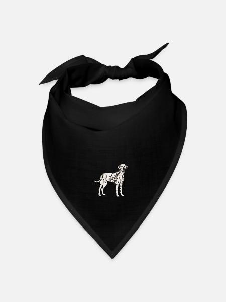 Dalmatiner - Bandana Dreieckstuch - Schwarz