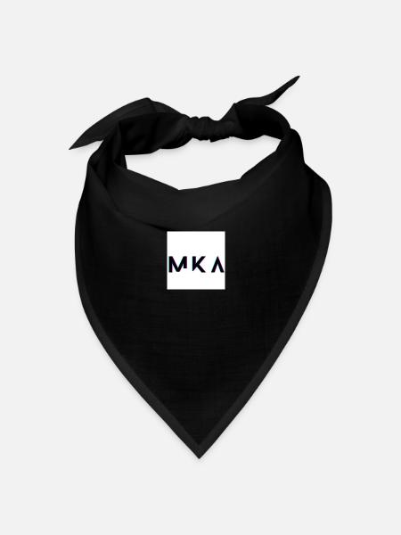 MKA Holo Effect - Bandana Dreieckstuch - Schwarz