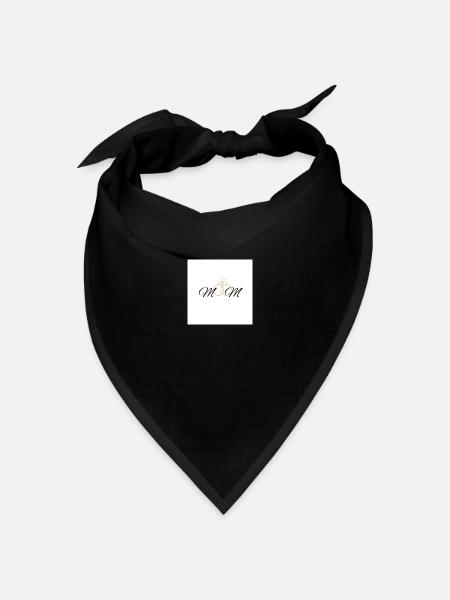 Verlobung - Bandana Dreieckstuch - Schwarz