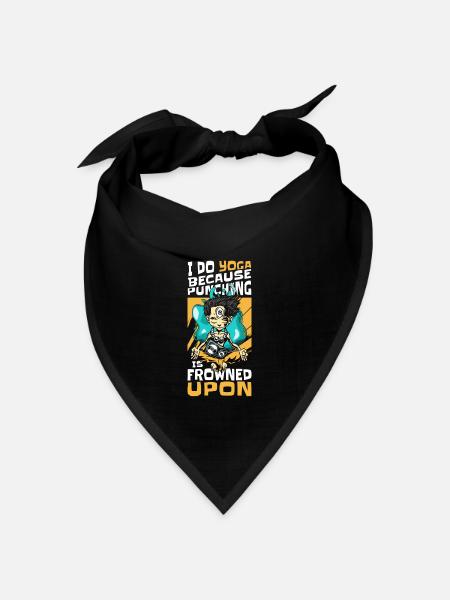 Comic Comics Comic-Strips Nerd - Bandana Dreieckstuch - Schwarz