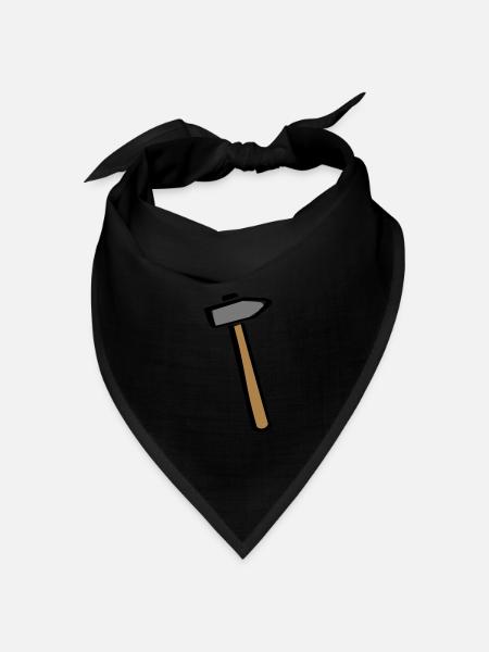 Tool handyman - Werkzeug Handwerker - Hammer - Bandana Dreieckstuch - Schwarz