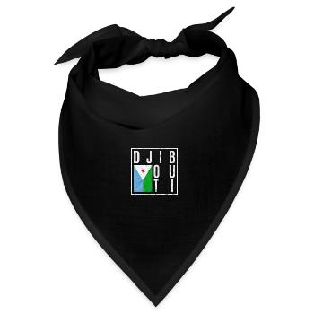 Dschibuti - Bandana Dreieckstuch - Schwarz - Vorne