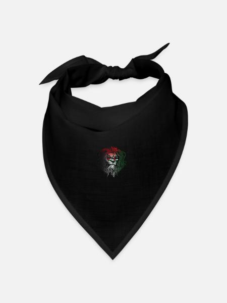 Palästina - Bandana Dreieckstuch - Schwarz
