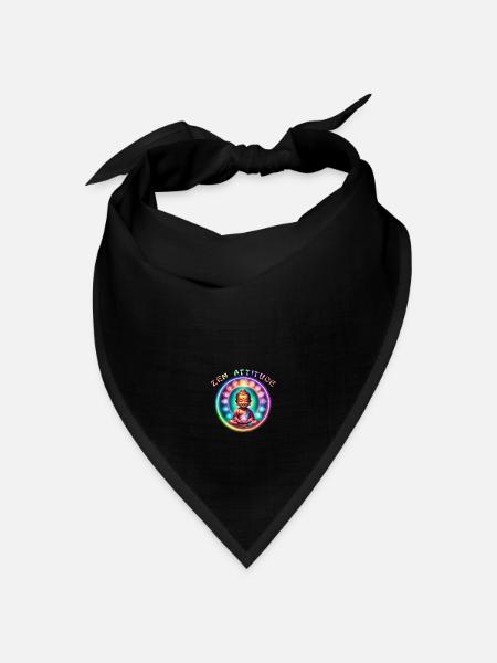 ZEN-ATTITÜDE - Bandana Dreieckstuch - Schwarz