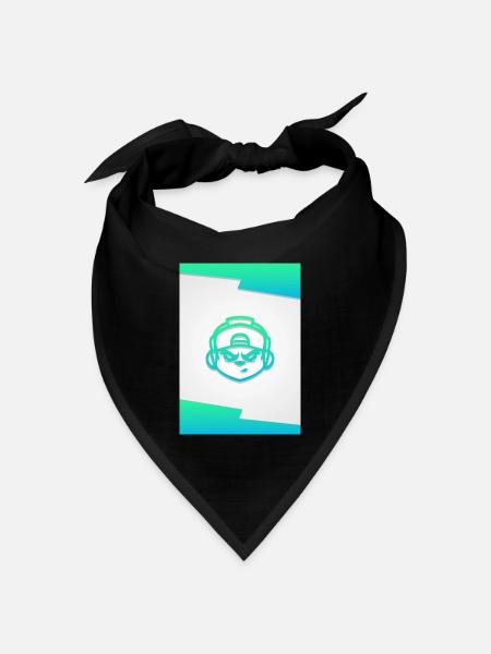 AdK Autogrammkarte V1 Blau - Bandana Dreieckstuch - Schwarz
