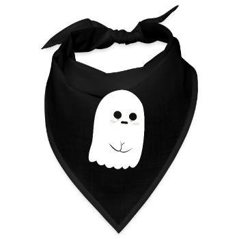 Entschuldigen Sie, aber Boo - Bandana Dreieckstuch - Schwarz - Vorne