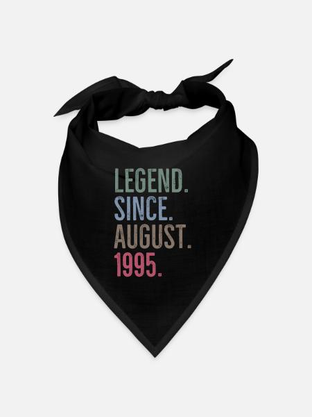 Legende seit August 1995 - Bandana Dreieckstuch - Schwarz