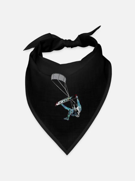 Kiter 2 0 - Bandana Dreieckstuch - Schwarz