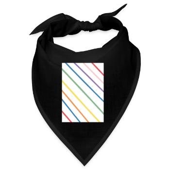 Creativity-Time - Bandana Dreieckstuch - Schwarz - Vorne