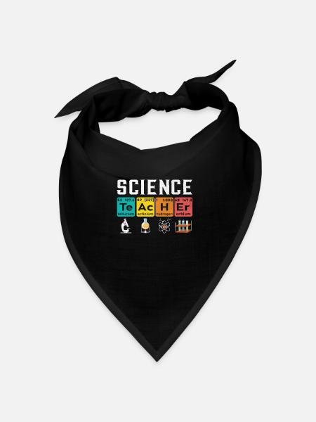 Chemie Chemiker Wissenschaftler Lehrer Master - Bandana Dreieckstuch - Schwarz