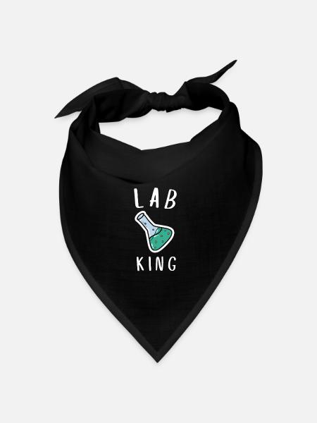 10 Years Old Science Birthday Kid 9 - Bandana Dreieckstuch - Schwarz