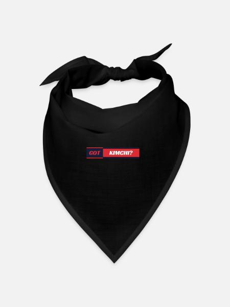 KBBQ Korean BBQ Kimchi Ramen - Bandana Dreieckstuch - Schwarz