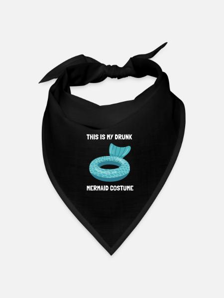 Summer Float Trip River Tube Tubing - Bandana Dreieckstuch - Schwarz