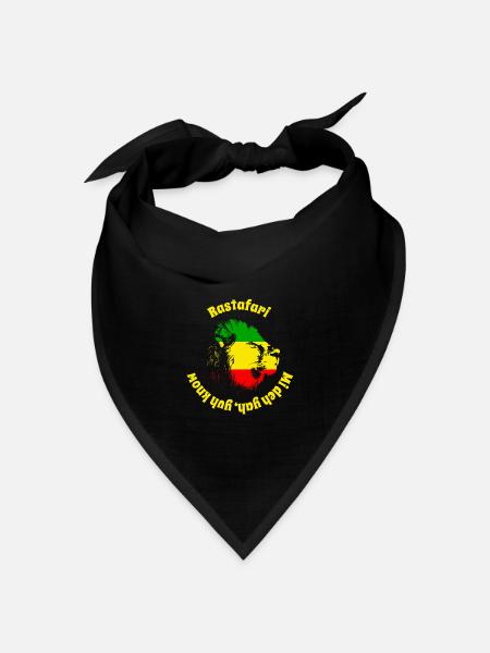 Reggae - Bandana Dreieckstuch - Schwarz