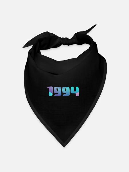1994 Geburtstagsgeschenk Vintage 1994 Retro 1994 - Bandana Dreieckstuch - Schwarz