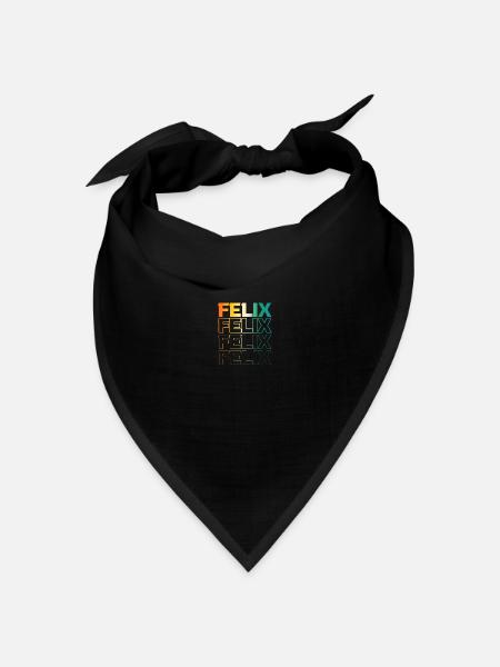 Felix - Bandana Dreieckstuch - Schwarz