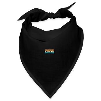 Tiefes Blech Marschieren Bariton Euphonium - Bandana Dreieckstuch - Schwarz - Vorne