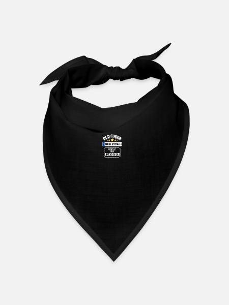 Oldtimer 1994 nicht alt nur Klassisch geschenk - Bandana Dreieckstuch - Schwarz