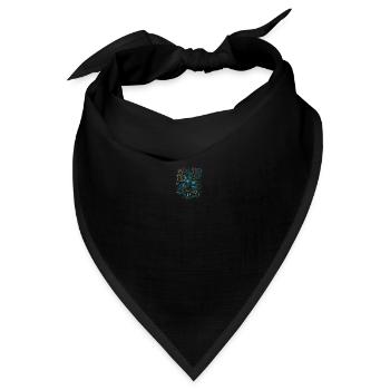 Motorradfreiheit Motorrad Bin Geschenks Geschenk - Bandana Dreieckstuch - Schwarz - Vorne