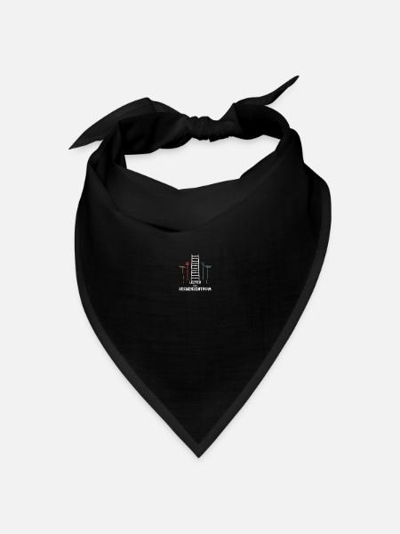Leiter vom Rechenzentrum - Bandana Dreieckstuch - Schwarz