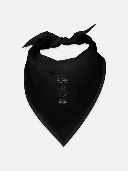 Voltigieren Reiten Pferdesport Gymnastik Geschenk - Bandana Dreieckstuch - Schwarz