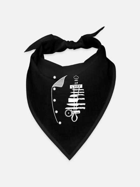 Koch - Bandana Dreieckstuch - Schwarz