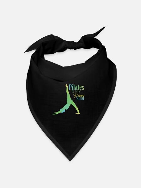 Pilates - Bandana Dreieckstuch - Schwarz